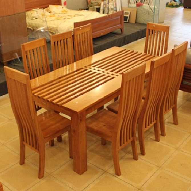 bàn ghế ăn bằng gỗ đẹp