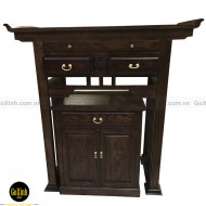 Bàn Thờ chung cư K11 màu Óc Chó 1m27 Bàn Thờ chung cư K11 màu Óc Chó 1m27