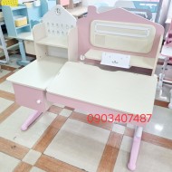 Bàn Học Sinh Chống Gù 004 - Màu Hồng Bàn Học Sinh Chống Gù 004 - Màu Hồng