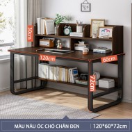 Bàn Học + Bàn Làm Việc 1m2 Không Hộc Tủ Màu Óc Chó Bàn Học + Bàn Làm Việc 1m2 Không Hộc Tủ Màu Óc Chó