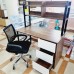 Bàn Học + Bàn Làm Việc 1m2 Màu Óc Chó 