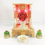 Bàn thờ thần tài mái bằng cong 41cm