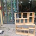 Giá sách treo tường gỗ tự nhiên 1m