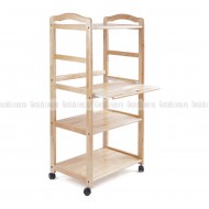 Kệ lò vi sóng 4 tầng Có Ray Kéo Kệ lò vi sóng 4 tầng Có Ray Kéo