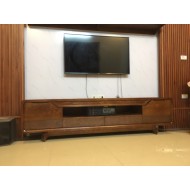 Kệ TiVi Gỗ Sồi Chân Xoắn 2m Kệ TiVi Gỗ Sồi Chân Xoắn 2m