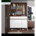 Tủ Giày + Giá Treo Quần Áo Màu Óc Chó Dài 1m