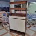 Tủ Giày + Giá Treo Quần Áo Màu Óc Chó Dài 1m