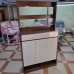 Tủ Giày + Giá Treo Quần Áo Màu Óc Chó Dài 1m