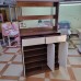 Tủ Giày + Giá Treo Quần Áo Màu Óc Chó Dài 1m